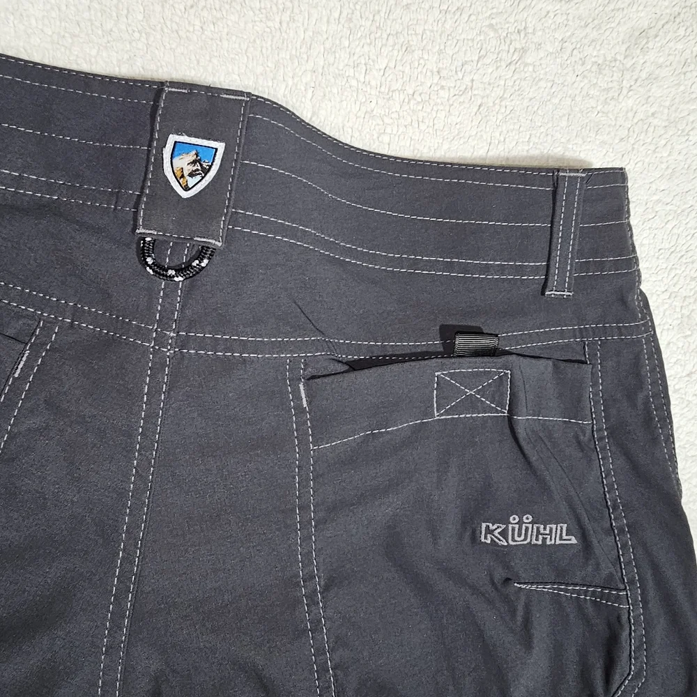 KUHL Renegade Convertible Stealth Cargo Pants Mens 32x28 Gray Zip System